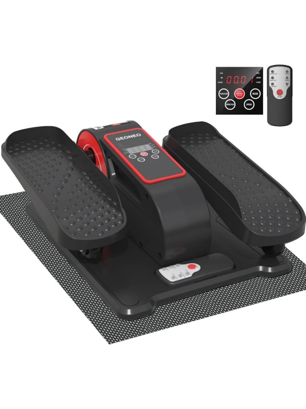 Compact Under Desk Elliptical Machine - Electric Leg Exerciser for Seniors